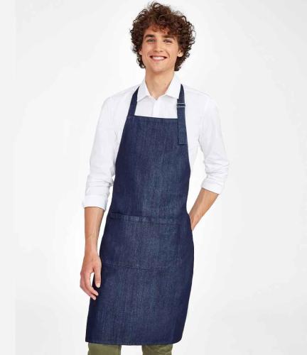 SOL'S Grant Denim Bib Apron with Pocket - DNB - ONE